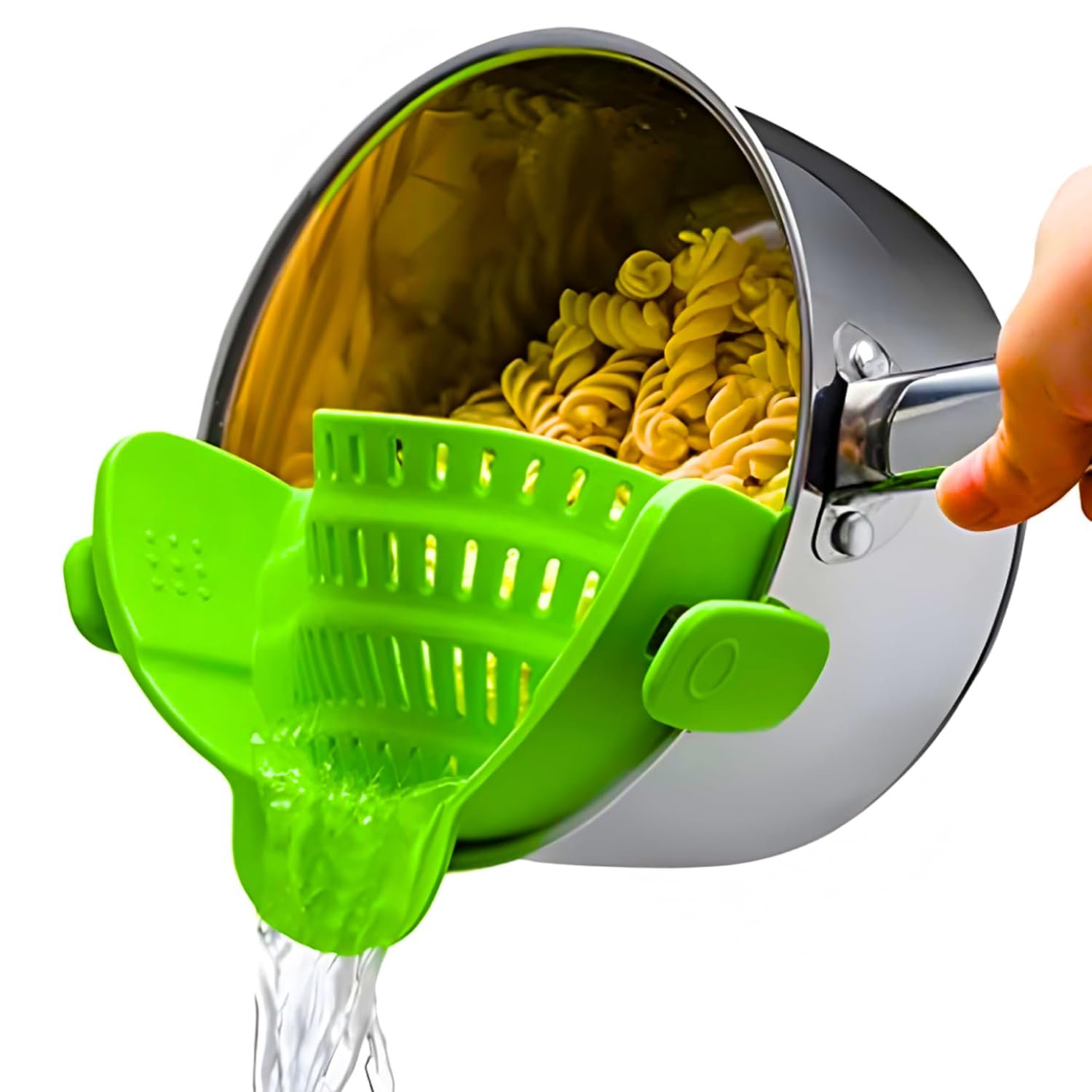 For Kitchen A must have essential. Clip-On Silicone Strainer — A Smart Upgrade for Everyday Cooking