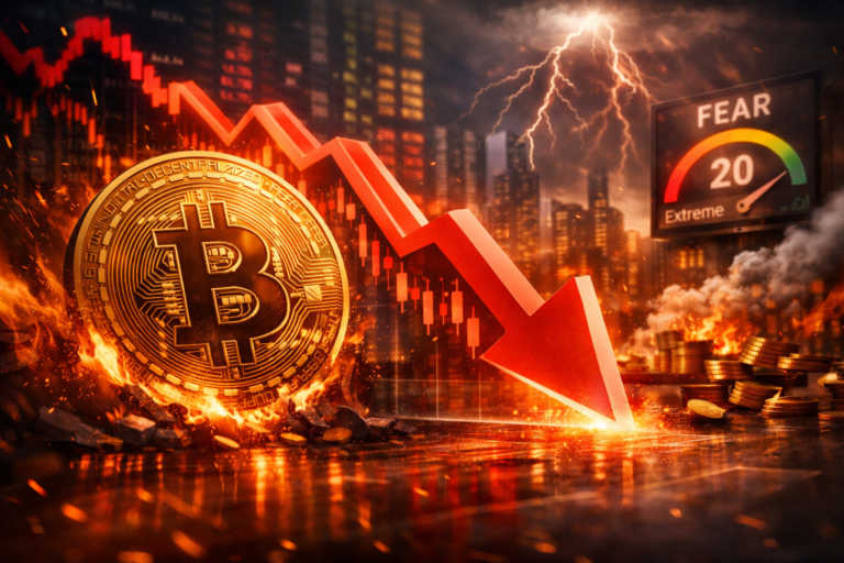 Bitcoin Slides 30% From Record High as Extreme Fear Overtakes Crypto Markets