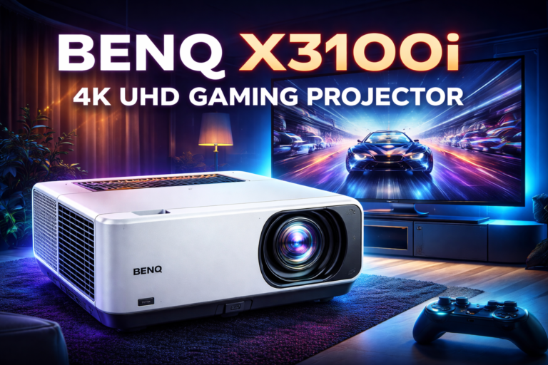 BenQ X3100i 4K UHD LED Gaming Projector — The Ultimate Big-Screen Experience for Gaming & More