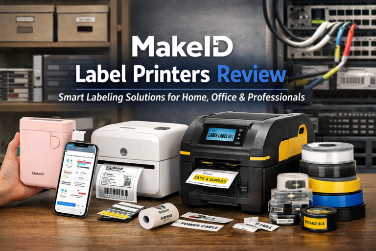 MakeID Label Printers Review: Smart Labeling Solutions for Home, Office & Professionals