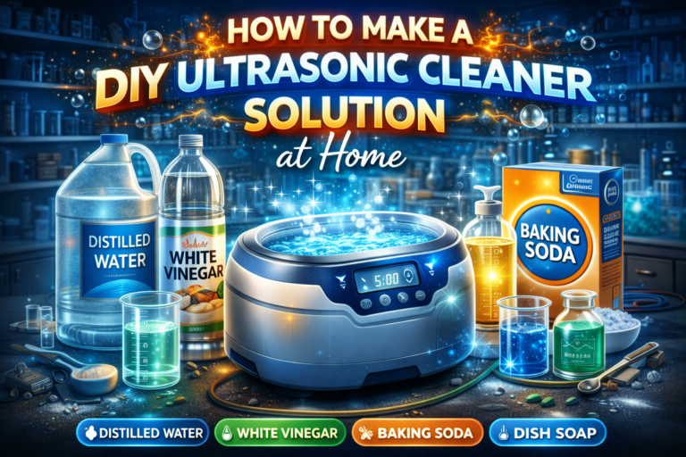 How to Make a DIY Ultrasonic Cleaner Solution at Home