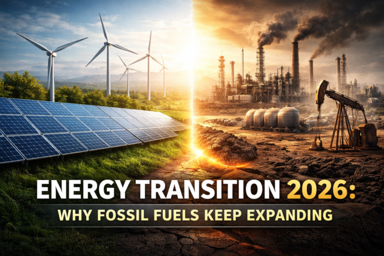 Energy Transition 2026: Climate Pledges vs. Infrastructure Lock-In โ Whatโs Really Happening?