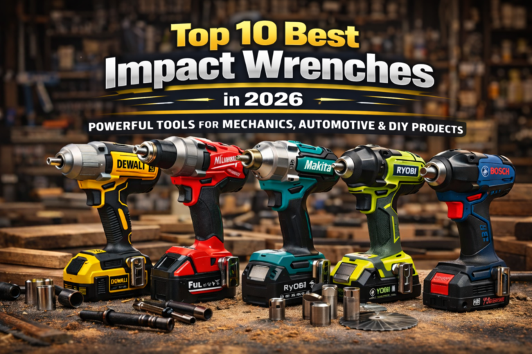 Top 10 Best Impact Wrenches in 2026 – Powerful Tools for Mechanics, Automotive & DIY Projects