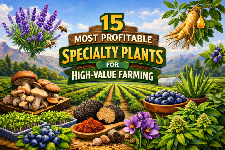 15 Most Profitable Specialty Plants for High-Value Farming