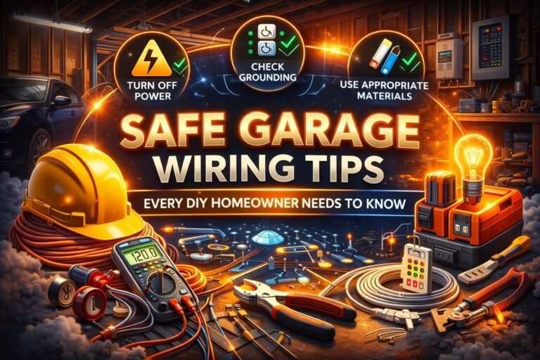 Safe Garage Wiring Tips Every DIY Homeowners Need to Know