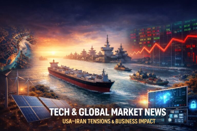 🌐 Today’s Tech & Breaking News — And How USA–Iran Tension May Move Global Markets