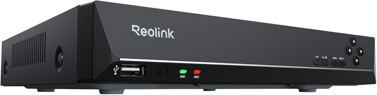 REOLINK RLN8-410 8CH Network Video Recorder for Home Security Camera System | 24/7 Recording (HDD Not Included), Only Work with REOLINK 16MP/12MP/4K/8MP/5MP/4MP PoE IP Camera