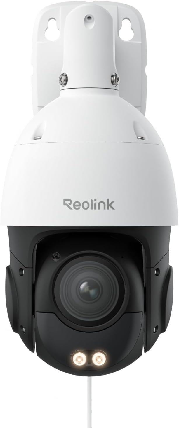 REOLINK RLC-823S2 4K 16X Optical Zoom PoE Security Camera PTZ for Outdoor | 360° Endless Pan & 90° Tilt, Auto Tracking, 24/7 Recording, 3D Zoom, Color Night Vision with Spotlights, Smart Detection
