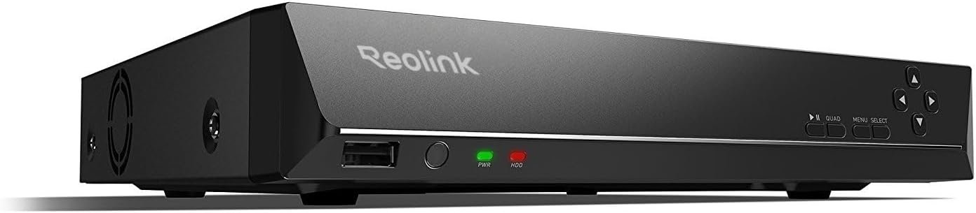 REOLINK 16CH Network Video Recorder for Home Security Camera System,Only Work with 16MP/12MP/4K/8MP/5MP/4MP The Same Brand PoE IP Cam,24/7 Recording to Pre-Installed 4TB Hard Drive,RLN16-410 | Only Work with REOLINK 16MP/12MP/8MP/5MP/4MP PoE IP Camera, 24/7 Recording to Pre-Installed 4TB Hard Drive
