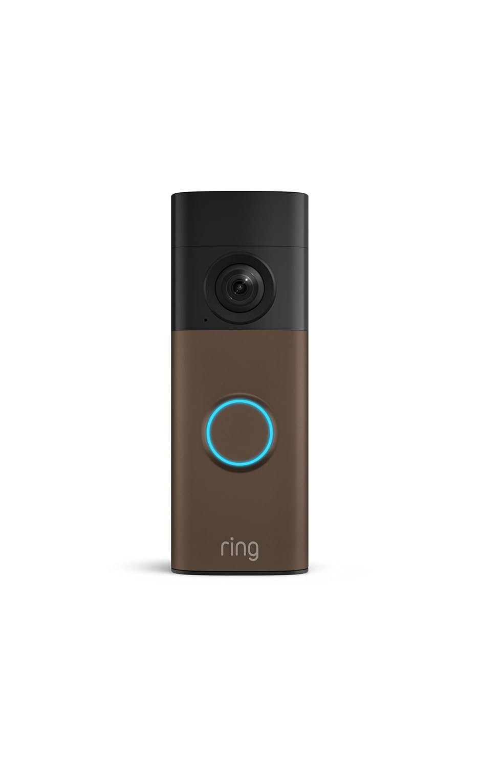 Ring Battery Doorbell (newest model) — Retinal 2K with wide-angle video, up to 6x Enhanced Zoom, Two-Way Talk, and Built-In Battery, Matte Mocha