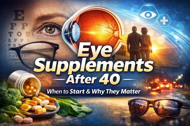 Eye Supplements After a Certain Age: When to Start and Why They Matter