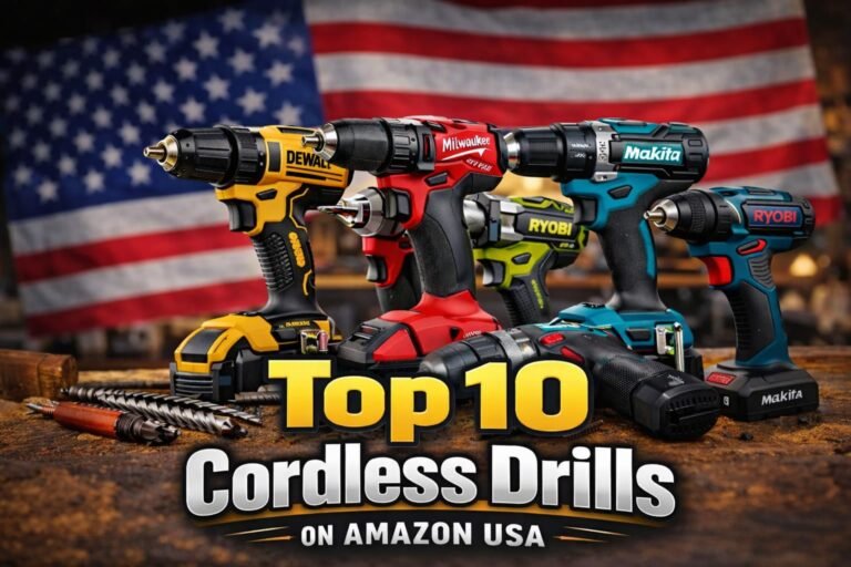 Top 10 Best Cordless Drills on Amazon USA (2026) – Power, Performance & Value Compared