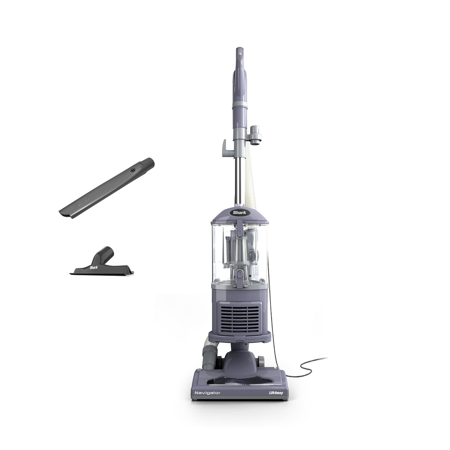 Shark Upright Vacuum Cleaner | Navigator Lift-Away | Pet Hair, Carpet & Hard Floor Cleaning | Upholstery & Crevice Tools | HEPA Filter | Swivel Steering | Large Dust Cup Capacity | Lavender | NV352