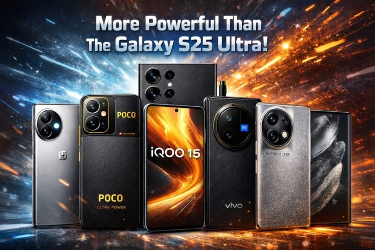 5 Android Phones More Powerful Than the Samsung Galaxy S25 Ultra