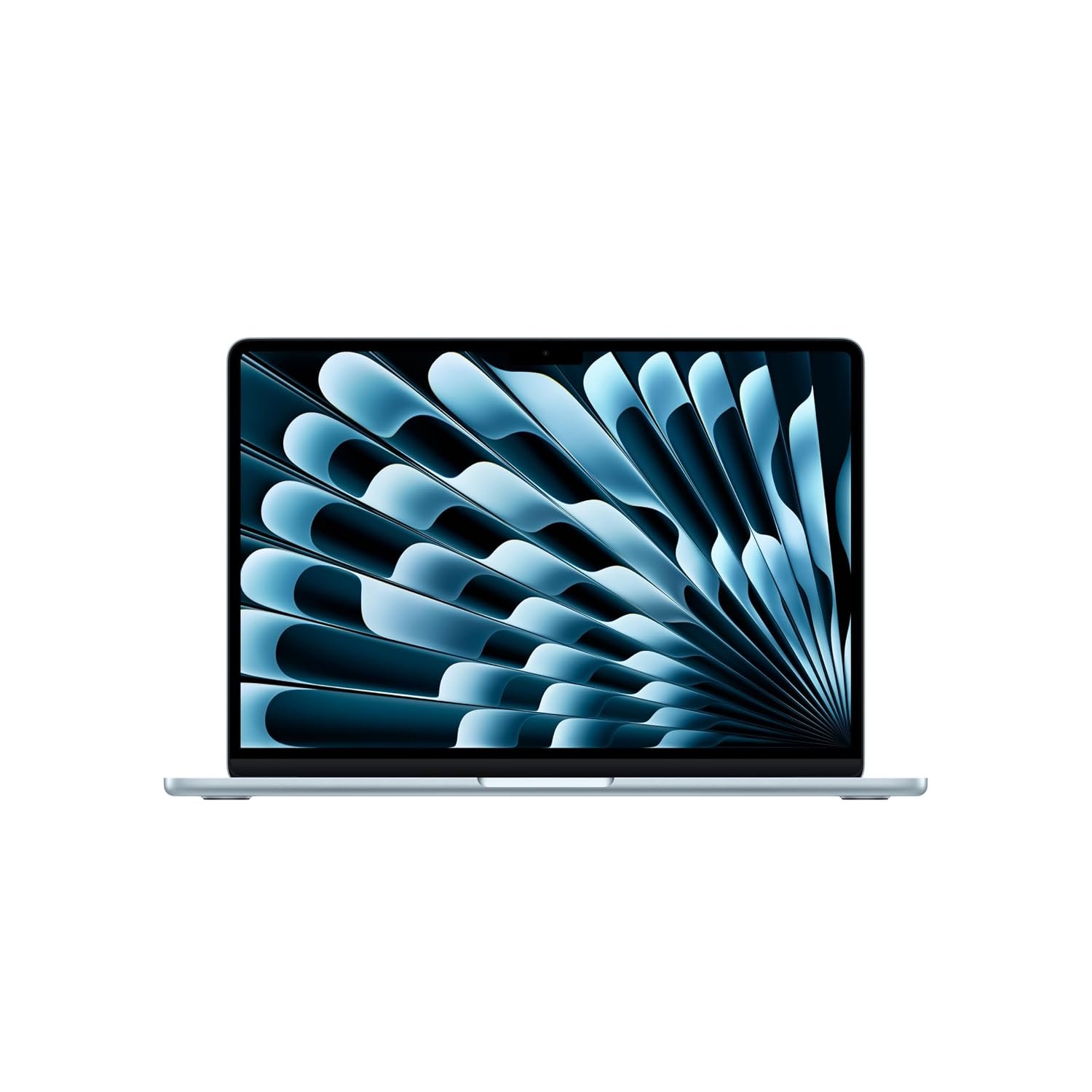 Apple 2026 MacBook Air 13-inch Laptop with M5 chip: Built for AI, 13.6-inch Liquid Retina Display, 16GB Unified Memory, 512GB SSD, 12MP Center Stage Camera, Touch ID, Wi-Fi 7; Sky Blue