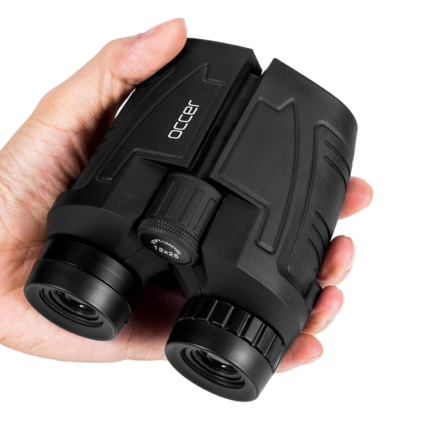 Occer 12x25 Compact Binoculars for Adults and Kids, Large Eyepiece Waterproof Binocular with Low Light Vision,High Powered Easy Focus Binoculars for Bird Watching,Outdoor Hunting,Travel,Sightseeing Global Recycled Standard Global Recycled Standard Global Recycled Standard