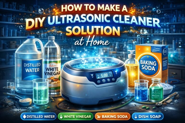 How to Make a DIY Ultrasonic Cleaner Solution at Home