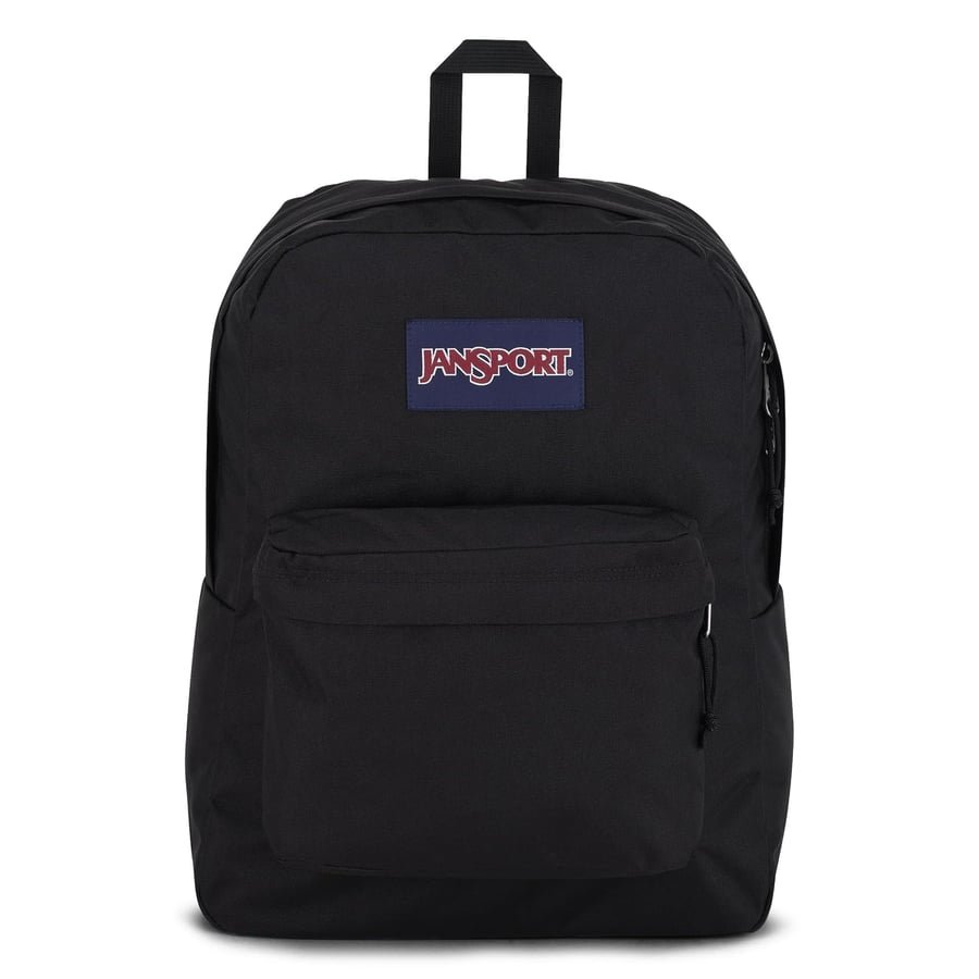 JanSport SuperBreak One Backpacks - Durable, Lightweight Bookbag with 1 Main Compartment, Front Utility Pocket with Built-in Organizer - Premium Backpack, Black