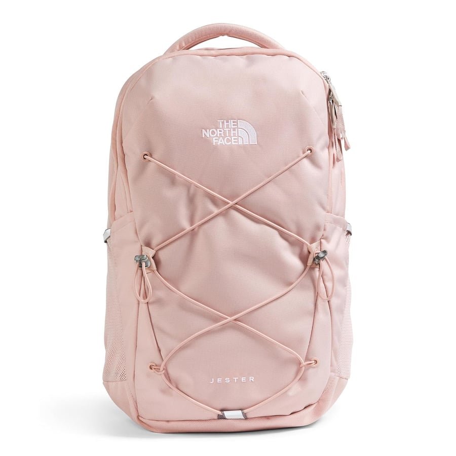 The North Face Women's Jester Everyday Laptop Backpack - Commuter Travel Bag, Laptop Sleeve, Water-Repellent, Pink Moss, One Size