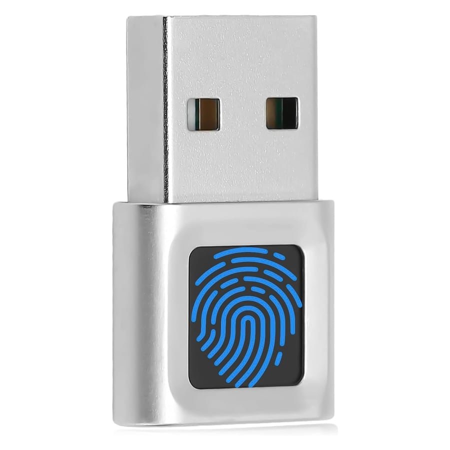 Yoidesu USB Fingerprint Reader for Windows Hello, Plug & Play Security Key | 0.5s 360° fingerprint unlock for Windows 10/11, not for Mac, no drivers needed,multi-user access