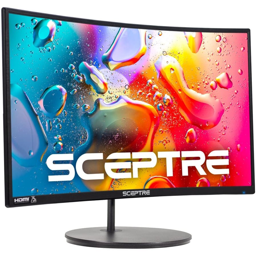 Sceptre Curved 24-inch Gaming Monitor 1080p R1500 98% sRGB HDMI x2 VGA Build-in Speakers, VESA Wall Mount Machine Black (C248W-1920RN Series)