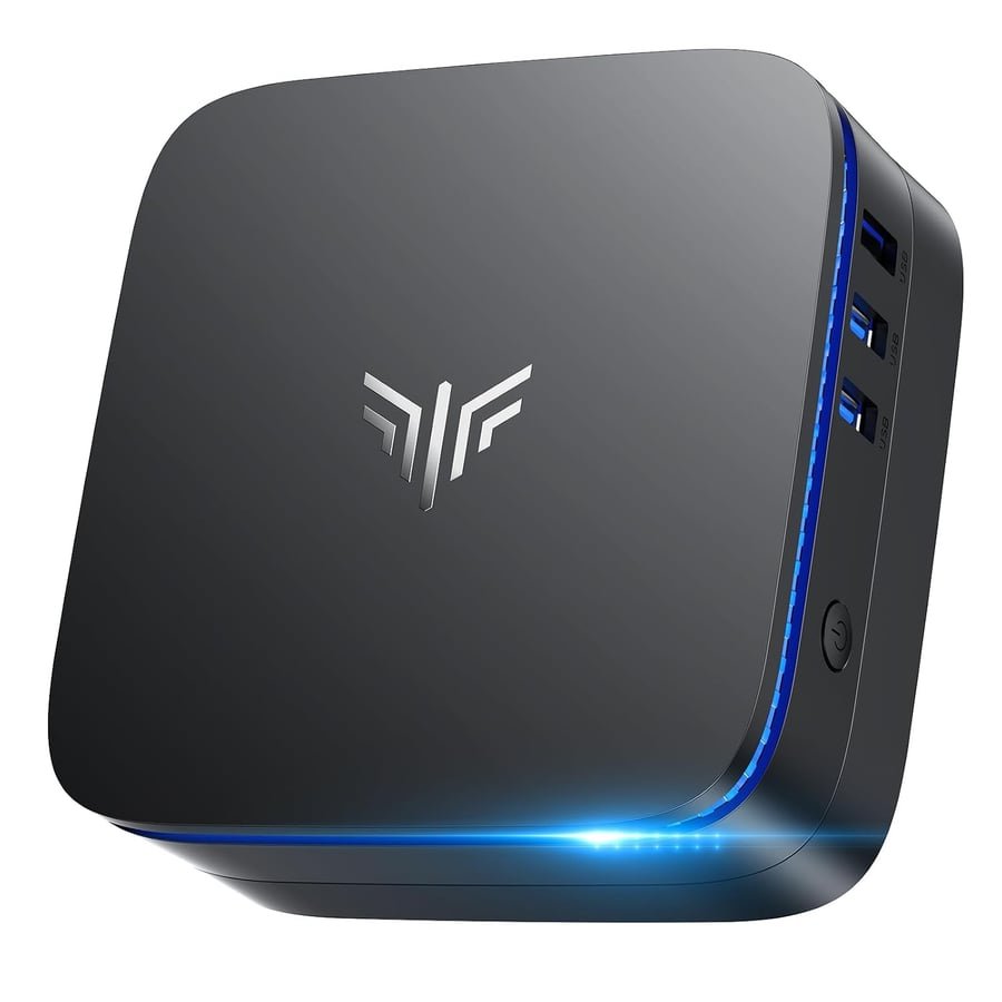 KAMRUI AK1PLUS Mini PC Computer, Intel Celeron N5095 (Up to 2.9GHz), 16GB RAM 256GB SSD, Dual 4K Mini Desktop Computer, Support 2.5'' SSD Expansion, WiFi, Bluetooth, Ethernet, Business Home Office PC Global Recycled Standard Global Recycled Standard Global Recycled Standard
