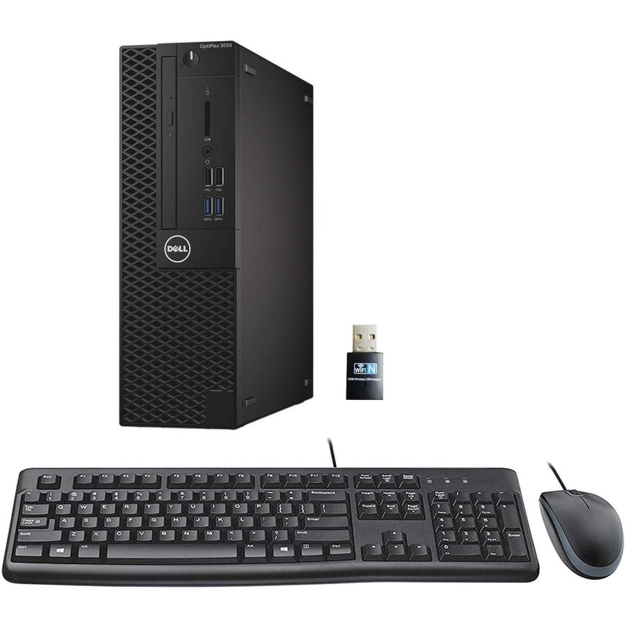 Dell Optiplex 3050 SFF Desktop Computer PC, Intel Quad Core i5-6500 up to 3.6GHz, 16GB DDR4, 256GB SSD, WiFi, 4K Support, DP, HDMI, Windows 11 Pro 64 Bit (Renewed)