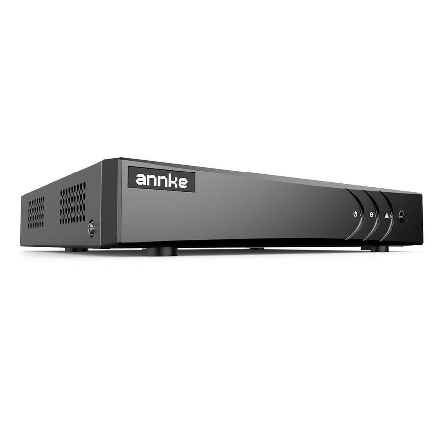 ANNKE 3K Lite H.265+ Security DVR Recorder with AI Human/Vehicle Detection,Hybrid 5-in-1 CCTV DVR for Surveillance Camera, Supports 8CH Analog and 2CH IP Cameras, Remote Access (No Hard Drive), Black Global Recycled Standard Global Recycled Standard Global Recycled Standard
