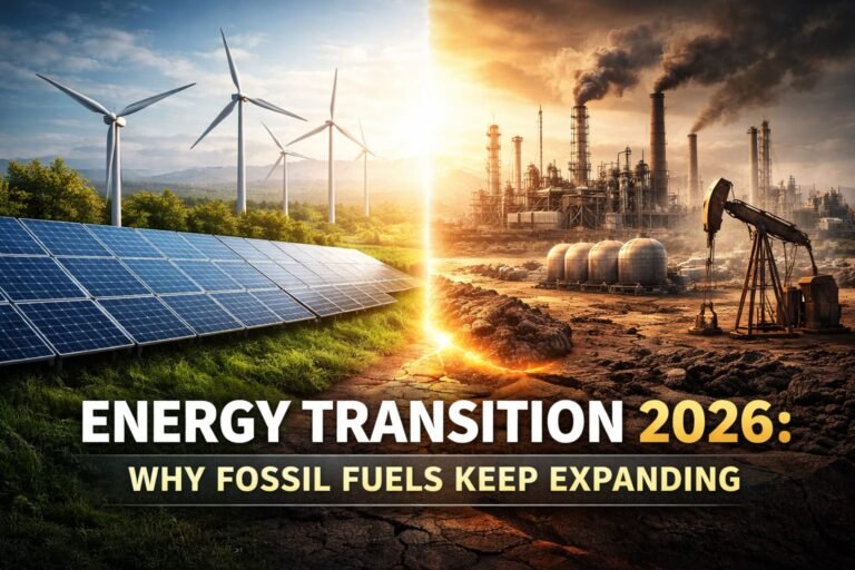 Energy Transition 2026: Climate Pledges vs. Infrastructure Lock-In — What’s Really Happening?