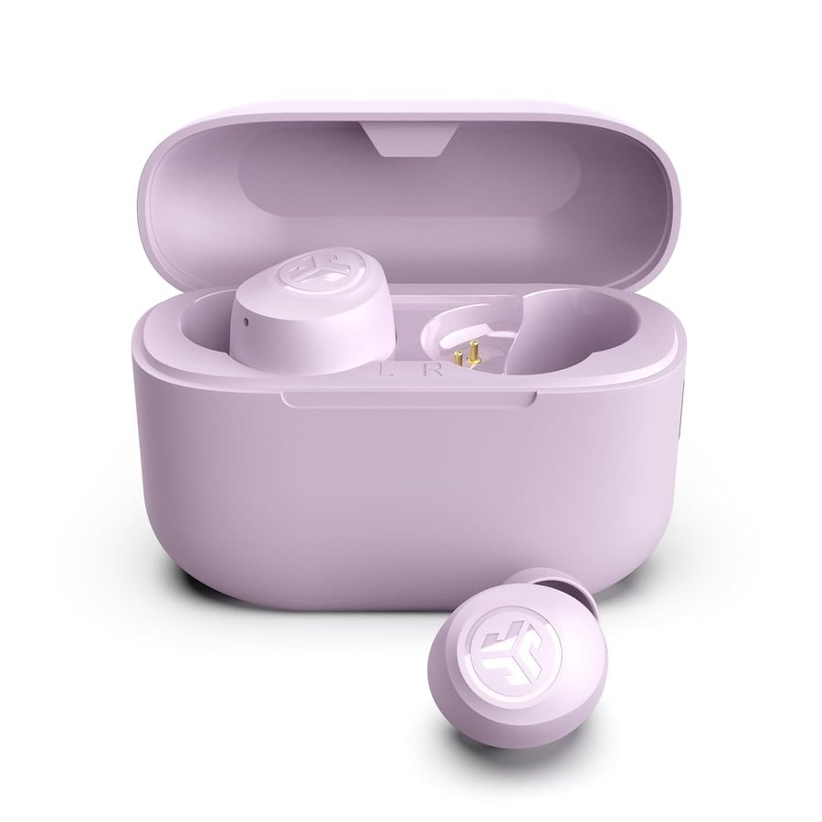 JLab, Go Air Pop, True Wireless Earbuds, Bluetooth 5.1, Dual Connect, IPX4, EQ3 Sound Settings, Lilac