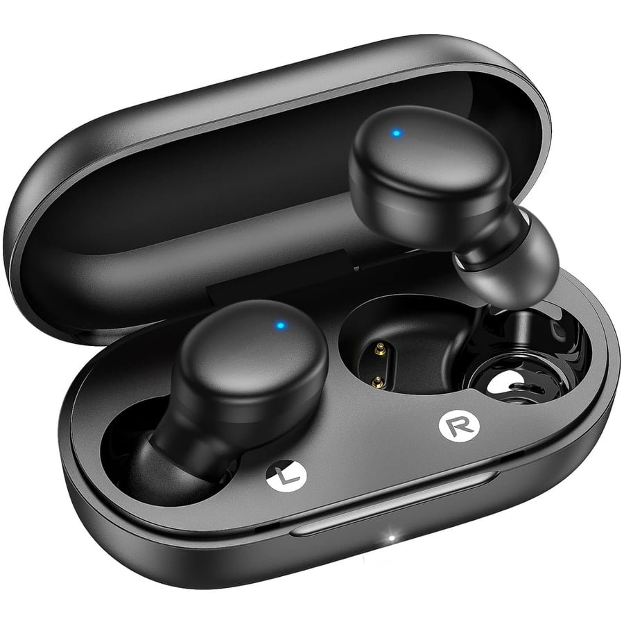 kurdene Wireless Earbuds Bluetooth 5.3 in Ear Buds Light Weight Headphones,Deep Bass Sound,Built in Mics Headset,Clear Calls Earphones for Sports Workout