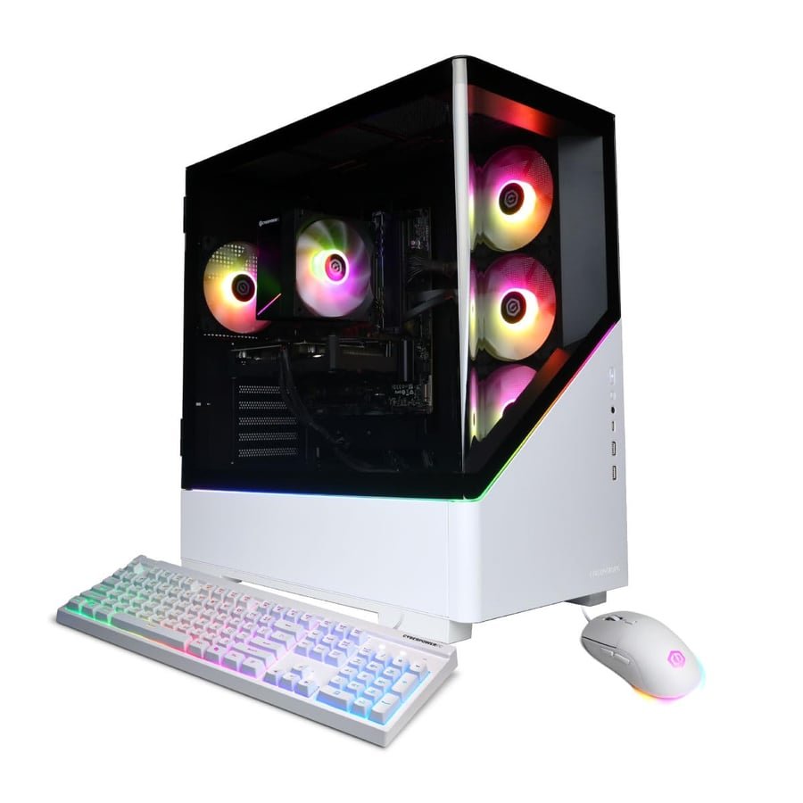 CyberPowerPC Gaming PC, Intel Core i7-14700F, GeForce RTX 5060 Ti 8GB | Gamer Xtreme, 16GB DDR5, 1TB PCIe 4.0 SSD, WiFi Ready & Windows 11 Home (GXiVR8040A19)
