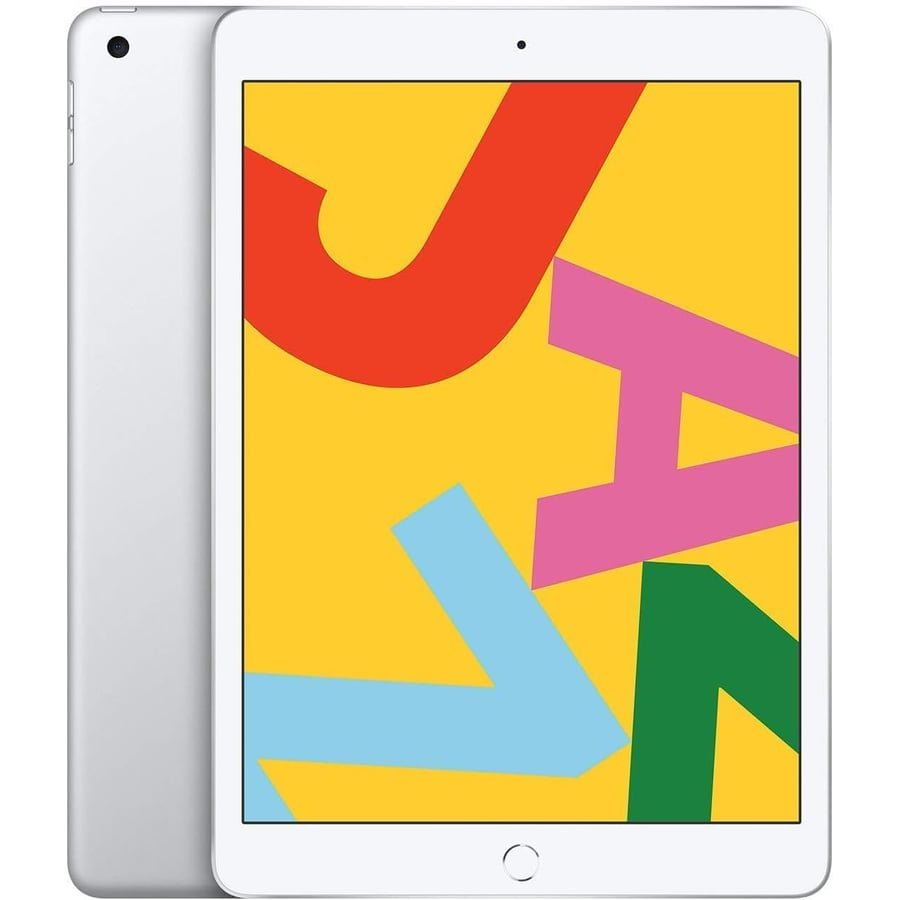 Apple iPad (7th Generation, 10.2-inch, 2019), 32GB, Wi-Fi, Silver (Renewed)