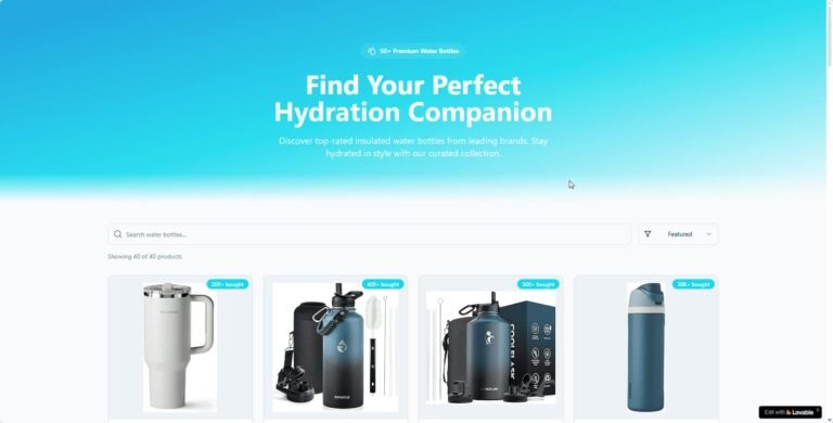 The Best-Selling Water Bottles on Amazon.com: A Comprehensive Guide