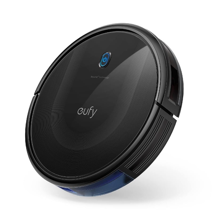 eufy 11S MAX Robot Vacuum Cleaner, Super Thin, Quiet | Self-Charging, Easy to use, Cleans Hard Floors to Medium-Pile Carpets, Black