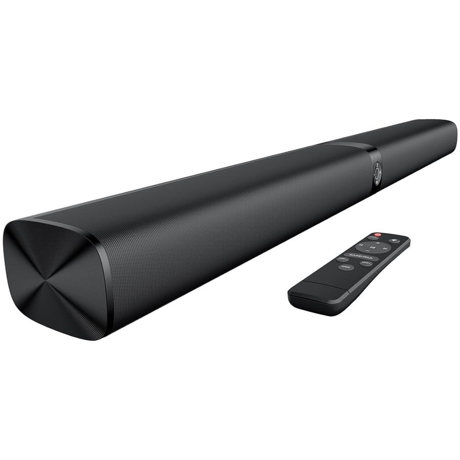 Sound Bar for Smart TV, Soundbar with Bluetooth/ARC/Opt/AUX Connect, Auto Volume Boost, 3 Equalizer Modes, 2 in 1 Detachable Soundbar for TV/PC/Gaming/Projectors Global Recycled Standard Global Recycled Standard Global Recycled Standard