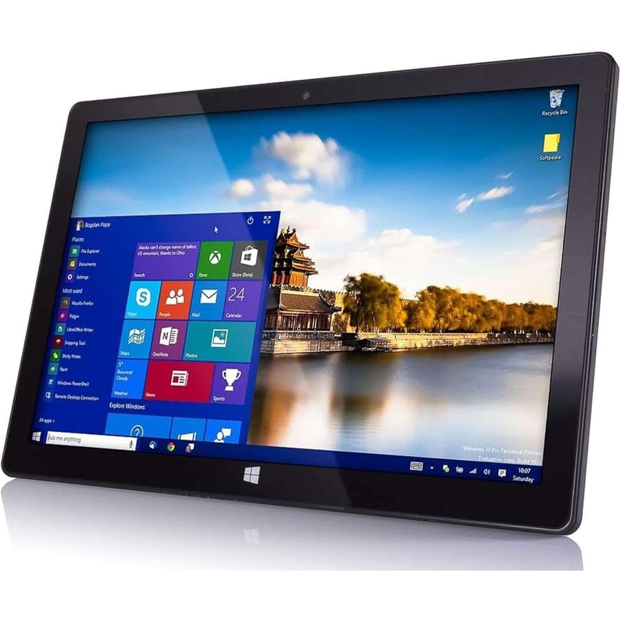 Fusion5 10.1" Windows 11 Tablet PC - FWIN232 Plus Ultra Slim Windows Tablet Computer - Intel N5100 Quad-Core, 8GB RAM, Full HD 10 Inch Display, 5G WiFi, USB 3.0, Micro HDMI, Dual Cameras, Bluetooth