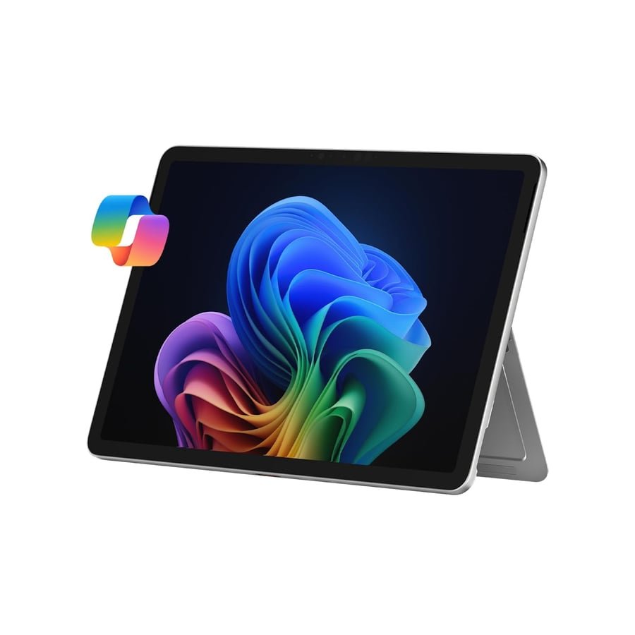 Microsoft Surface Pro 2-in-1 Laptop/Tablet (2025), Windows 11 Copilot+ PC, 12" Touchscreen Display, Snapdragon X Plus (8 Core), 16GB RAM, 256GB Storage, Platinum ENERGY STAR EPEAT