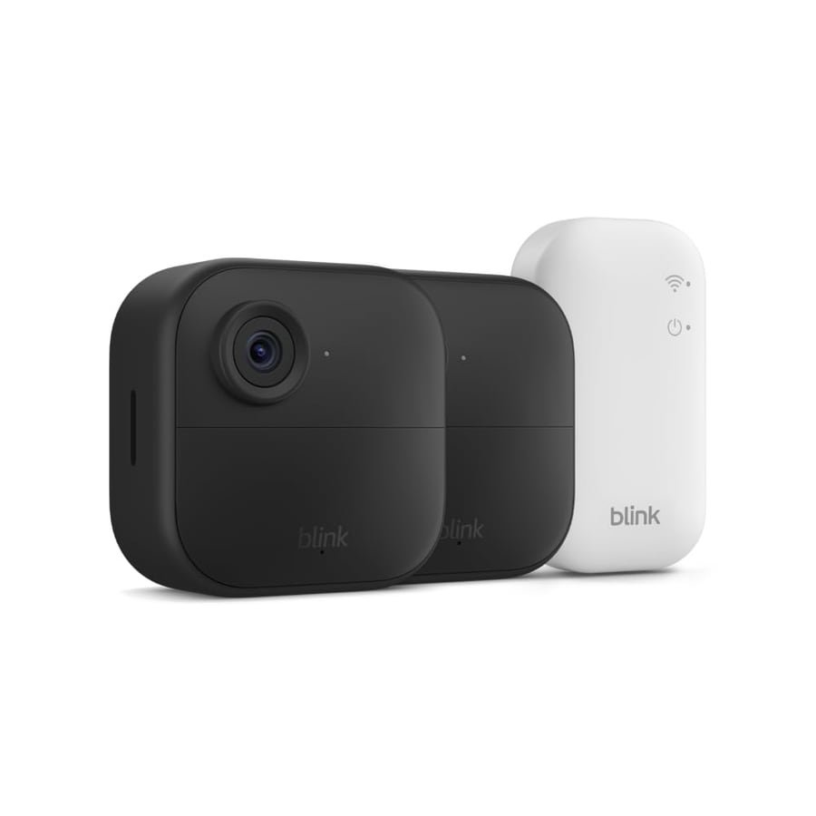 Blink Outdoor 4 – Wireless smart security camera, two-year battery life, 1080p HD day and infrared night live view, two-way talk. Sync Module Core included – 2 camera system Reducing CO2
